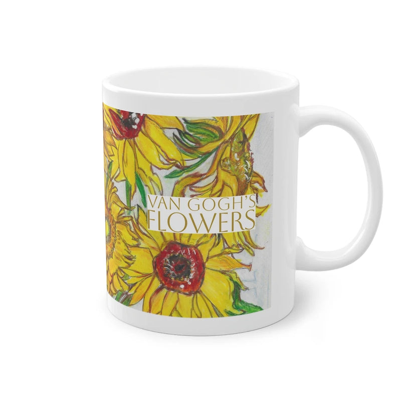 Van Gogh's Flowers Mug, Sunflowers Coffee Mug, Gift for Art Lovers Sunflower