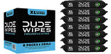 DUDE Wipes XL Flushable Unscented Adult Wipes 8 Pack 384 Ct Bouquet