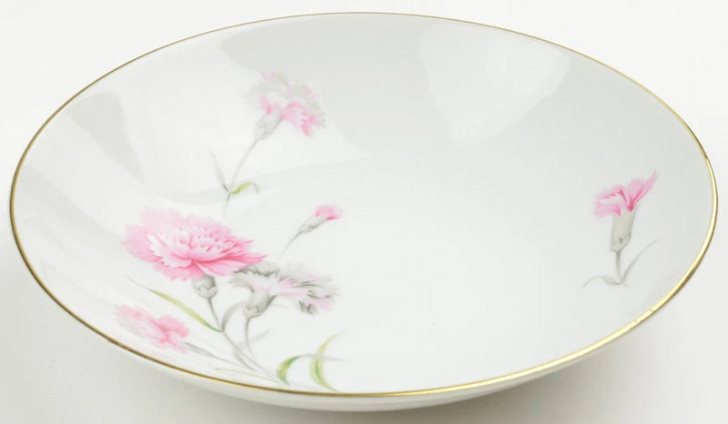 Royal Court Fine China Carnation Coupe Soup Bowl - Floral Design Japan Carnation