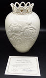Lenox Peonies in Bloom 2005 Vase NEW in box w/COA!! Peony
