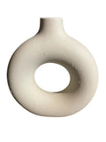 Beige Ceramic Vase for Pampas Grass Flowers, Vase Decor, White Vases for Decor, Pampas Grass