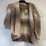 Frye And Co Long Sleeve Open Front Cardigan Color Pampas Grass Women's Size XS Pampas Grass