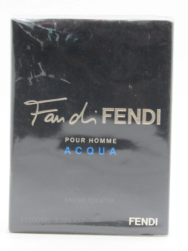 Fan Di Fendi Pour Homme Aqua for men 3.4 oz Eau De Toilette Spray NIB EDT
