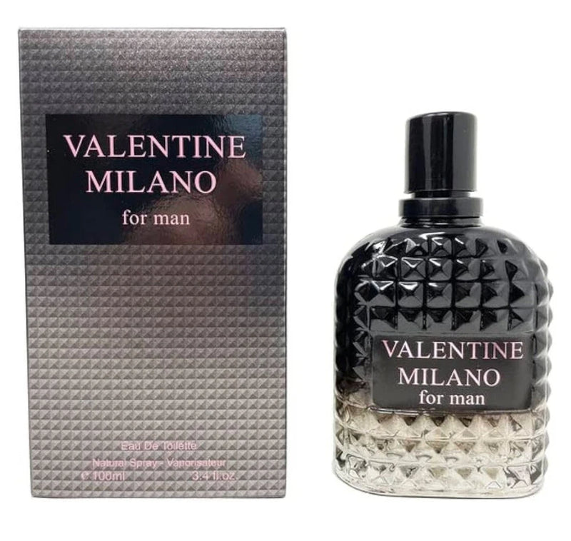 Perfume for Men- Valentine Milano Cologne EDP 3.4 Fl. Oz EDT