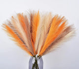 Faux Pampas Grass Decor Short - 12 PCS Artificial Pampas Grass Fluffy Pompas ... Pampas Grass