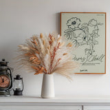 73PCS Natural Dried Pampas Grass Reed Flowers 17inch Bouquet Home Wedding Decor Pampas Grass
