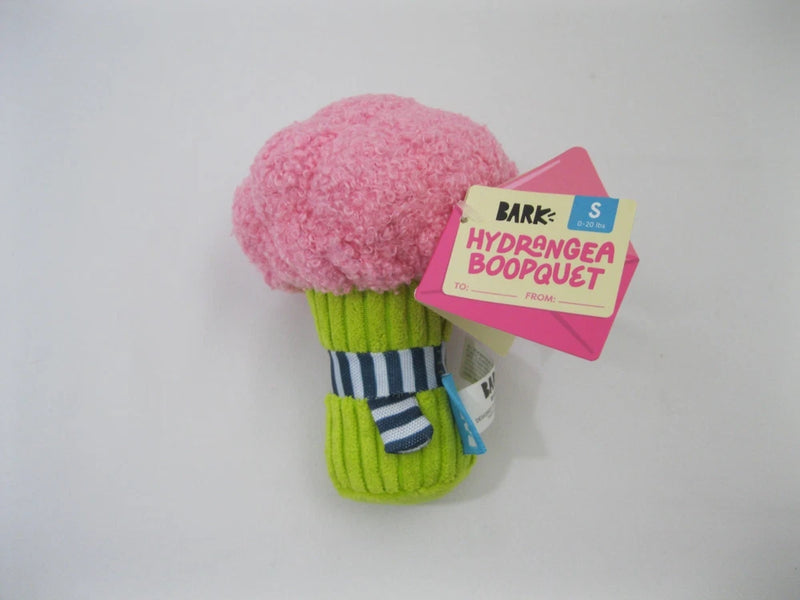Bark Box Hydrangea Boopquet Plush Dog Toy Pink Flower Bouquet Small New Crinkle Hydrangea