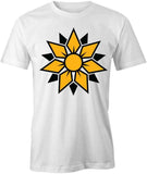 SUNFLOWER TShirt Tee Short-Sleeved Cotton FLOWER FLORAL CLOTHING S1WSA536 Sunflower