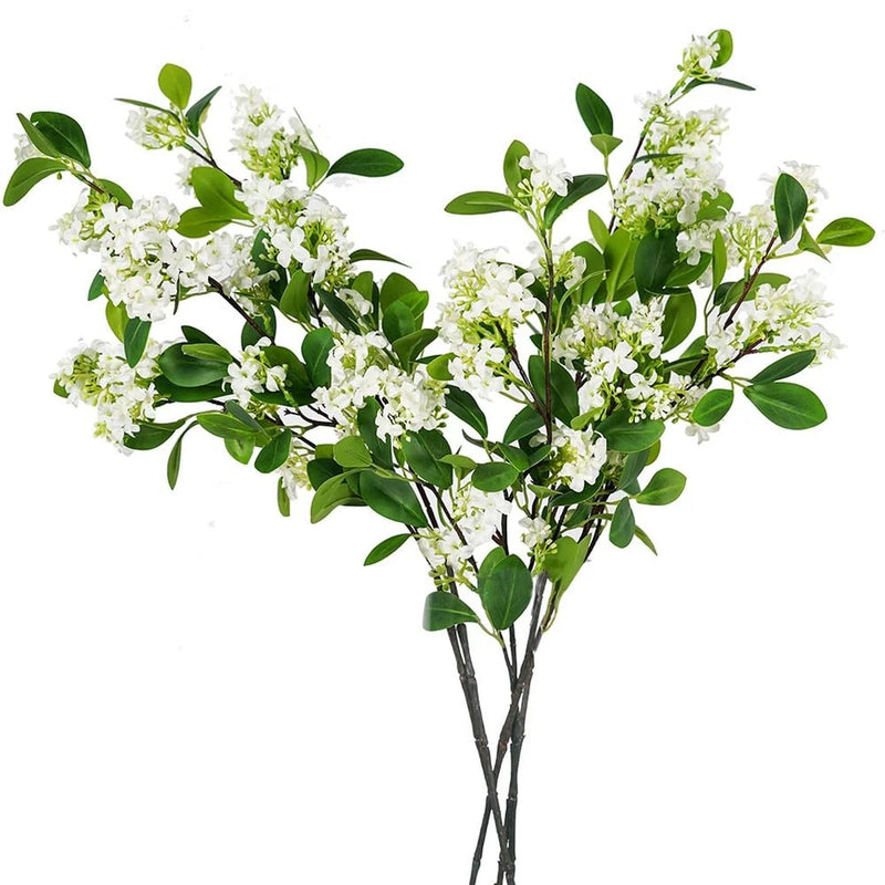 Melorca&Guilla Artificial Plants,6PCS 32" Green Faux Branches for Vase Faux G... Green Plant