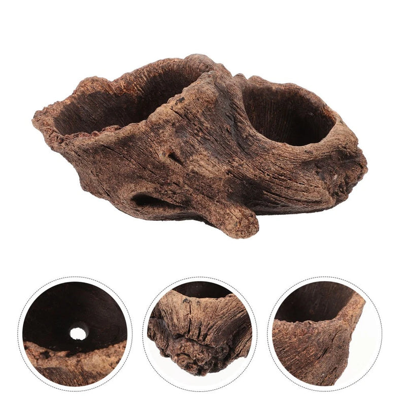 Tree Stump Planting Pot Vintage Pots for Indoor Plants Colorful Flower Garden Garden Plants