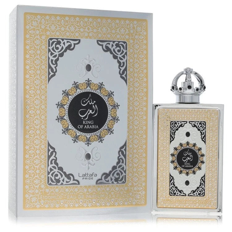 Lattafa Pride King Of Arabia by Lattafa Eau De Parfum Spray 3.4 oz For Men Bran EDP