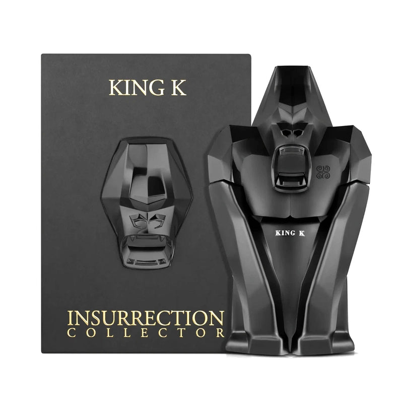 Men's KING K Insurrection Collector EDP set: angular dark bottle with box