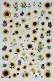 Sun Flower __ Nail stickers Sunflower Nail Trends Nail Art Sunflower