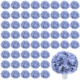60 PCS Dusty Blue Hydrangea Artificial Flowers Bulk Realistic Fake Hydrangea ... Hydrangea