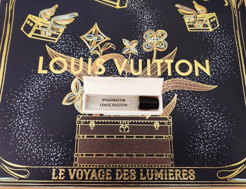 Louis Vuitton Imagination Eau de Parfum mini bottle in white presentation box