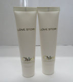 CHLOE LOVE STORY PERFUMED BODY LOTION 1 Fl oz/30 ml **LOT OF 2** WOMEN RARE EDT