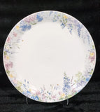 4 Pastel Watercolor Flowers Dinner Plates 10.3" Ceramic Easter Spring Hydrangeas Hydrangea