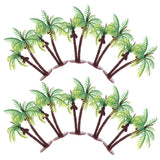 36 Pcs Miniature Plants Trees for Crafts Fake Potted Micro Landscape Model Green Plant