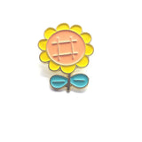 Cute Sunflower Yellow Flower Enamel Lapel Pin Jewelry Vintage Retro Gift Unique Sunflower