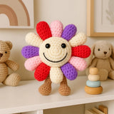 Crochet Sunflower Plush, Amigurumi Flower, Plush Toy, Gift Sunflower