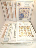 Design Connection Quilt Sampler Cross Stitch patterns, Your Choice! Bouquet