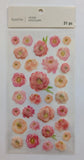 Watercolor Peonies Pink Peony Flowers Scrapbooking Stickers By Recollections Peony