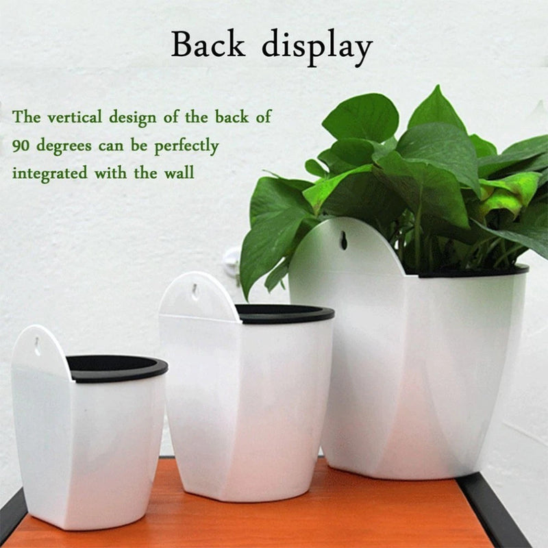 Wall Flower Pot Balcony Decor Garden Hanging Indoor Outdoor Plant Pots Garden Plants