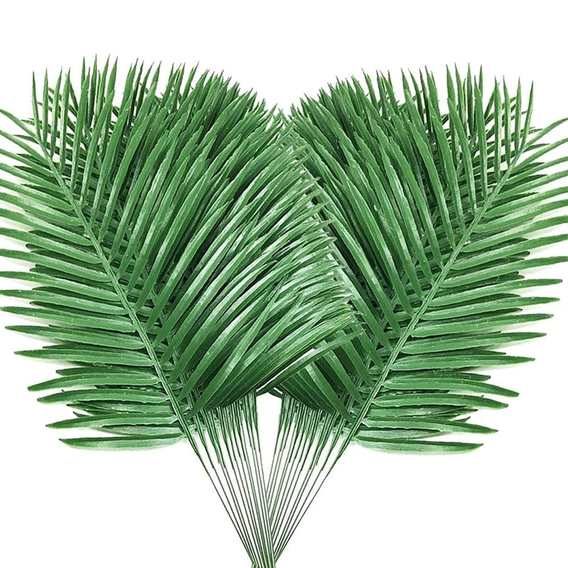 24pack Palm Leaves Branches for Palm Sunday Artificial Plants Fake Palms Fron... Green Plant