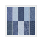 Blue Color LAYER CAKE: 20) 10" x 10" Squares, 100% Quilting Cotton Fabric Flowering Plants