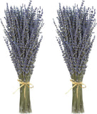 Dried Lavender 2 Bunches 100% Fresh Natural Purple Bouquet Flowers for Bathroom Dried Flower