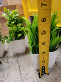 4Packs Artificial Potted Plant Scene Mini Fake Faux Plants for Home Office Decor Green Plant