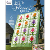PIECED FLOWER QUILTS Book ~ 9 Flower Quilt Patterns ~ Tulips Sunflowers Florals Sunflower