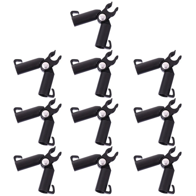10 Pcs Garden Plant Adjustable Plastic Connector for 11 mm Trellis Tube Garden Plants