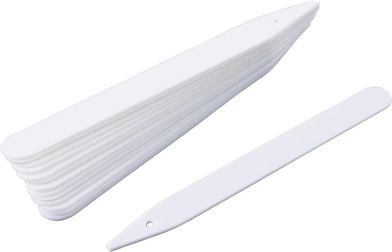 6 Inch Plant Markers,Thick Plant Labels Garden Labels,White-100Pcs Garden Plants
