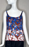 Spring Summer RESORT Marc Jacobs Floral Carnation Print Rayon Tank Top Size 4 Carnation