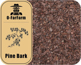 Orchid Bark for Plants, Organic Pine Proper Root 1qt, Small(4-8mm) Orchids