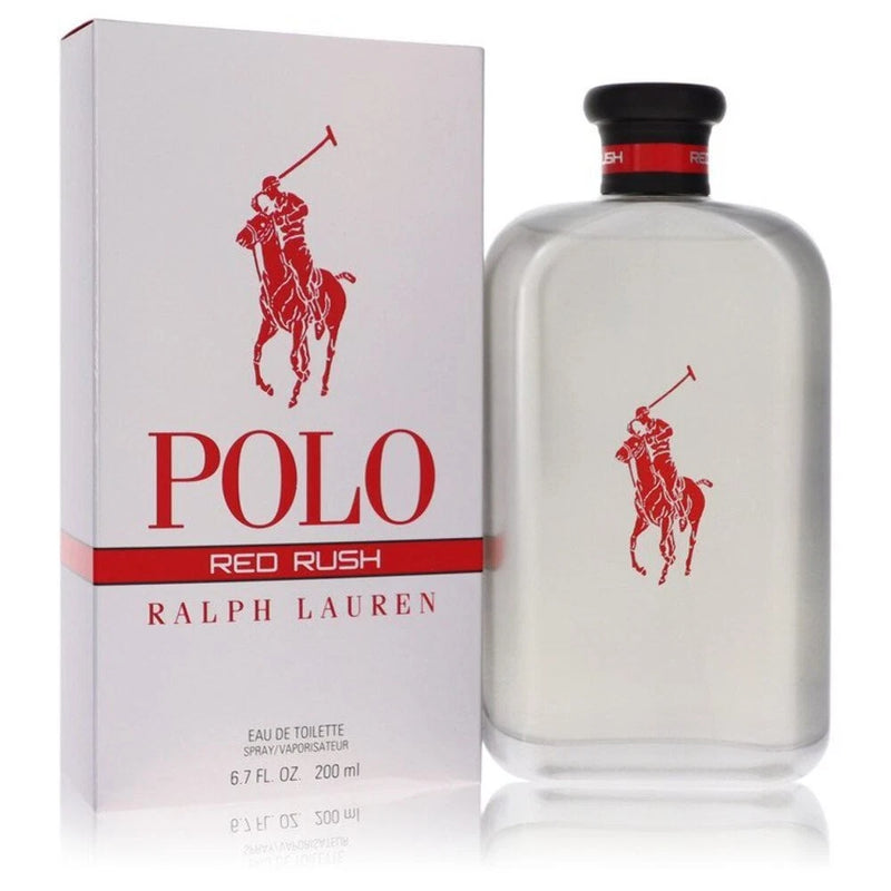 Polo Red Rush by Ralph Lauren Eau De Toilette Spray 6.7 oz (Men) EDT