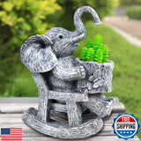 upbema Succulent Pots Indoor Elephant Gifts for Women for Plant Lovers Cute O Garden Plants