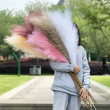 120cm Artificial Pampas Grass Home Garden DIY Fake Plant Ornament Decoration NEW Pampas Grass