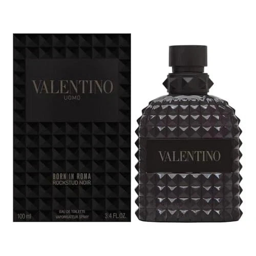 Valentino Uomo Born In Roma Rockstud Noir 3.4oz/ 100ml for Men EDT