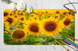 3D Golden Sunflower Flower Field 89 Non-slip Office Desk Mouse Mat Keyboard Game Sunflower