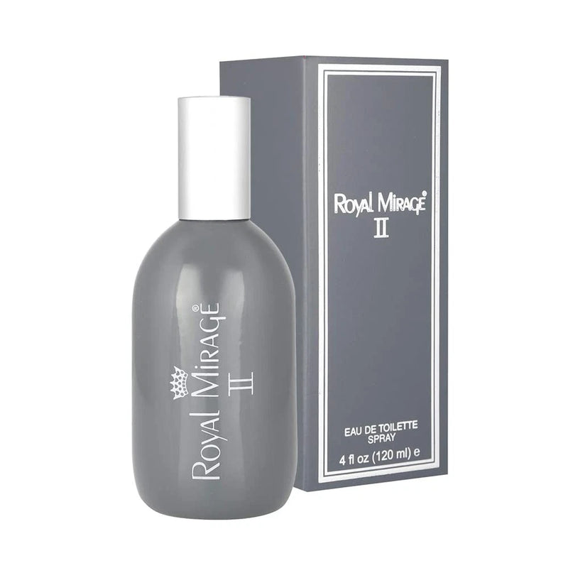 Royal Mirage Grey Eau De Toilette Spray For Men Long Lasting Scent 120ml EDT