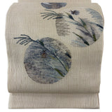 Obi FUKURO OBI Excellent Summer Belt Pampas Grass Insect Gold Silver Threads Cre Pampas Grass
