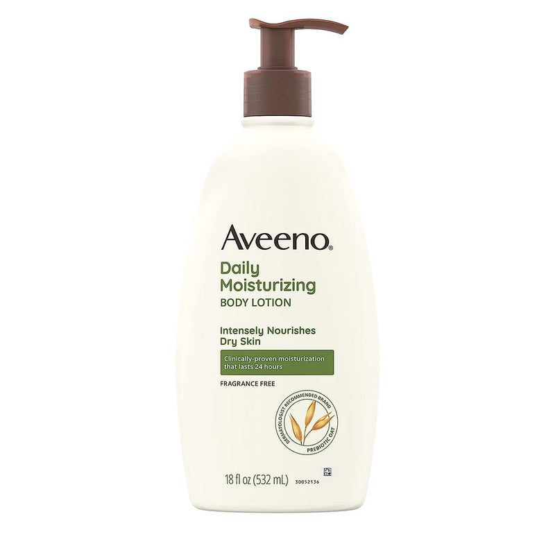 Aveeno Daily Moisturizing Body Lotion, Body Lotion for Dry Skin with Prebiotic O Bouquet