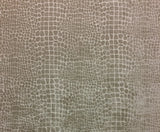 BALLARD DESIGNS KYLIE LINEN BEIGE TEXTURED VELVET CROCODILE FABRIC BY YARD 56"W Flowering Plants
