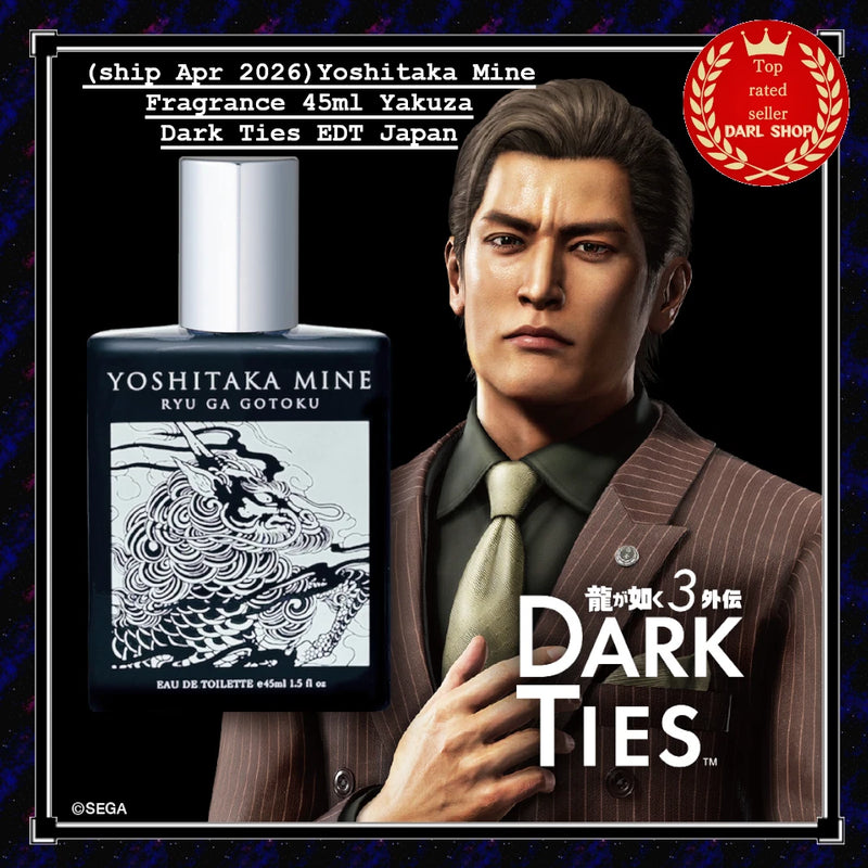 (Ship Apr 2026)Yoshitaka Mine Fragrance 45ml Yakuza Dark Ties EDT Japan Bouquet