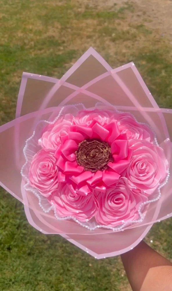 Rose and Sunflower Bouquet Artificial Silk Flowers, for Someone you Love__ Sunflower