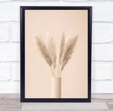 Pampas Grass Beige 11 Dried Botanical Studio Wall Art Print Pampas Grass