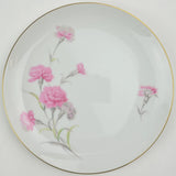 Royal Court Fine China Dinner Plate - Carnation Pattern - Japan Floral Design Carnation