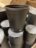 20 Pots of 2 Gallon Black Plastic Plant Nursery Pot Container Grow Flower Garden Garden Plants